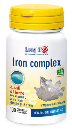 LONGLIFE IRON COMPLEX 100 COMPRESSE image not present