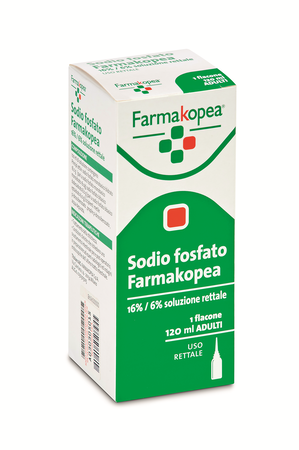 SODIO FOSFATO (FARMAKOPEA)*1 flacone 120 ml 16 % + 6 % soluz rett image not present
