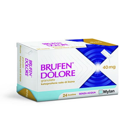 BRUFEN DOLORE*orale grat 24 bust 40 mg image not present