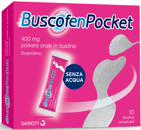 BUSCOFENPOCKET*orale polv 10 bust 400 mg image not present