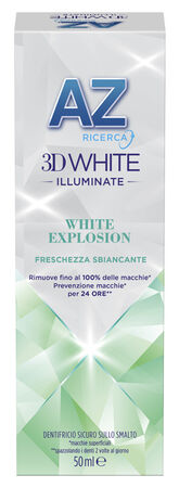 AZ 3D WHITE ILLUMINANTE WHITE EXPLOSION DENTIFRICIO 50 ML image not present