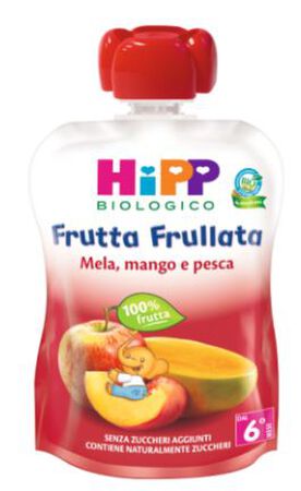 HIPP BIO FRUTTA FRULLATA MELA/MANGO/PESCA 90 G image not present