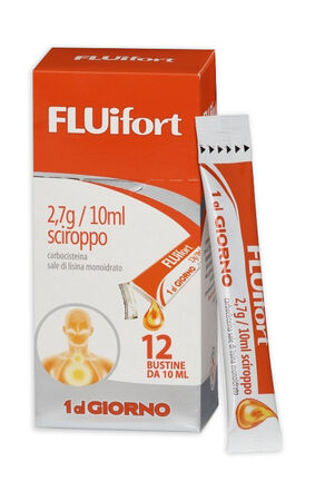FLUIFORT*sciroppo 12 bustine 2,7 g/10 ml image not present