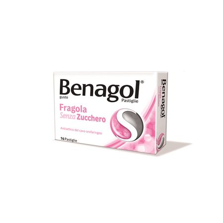 BENAGOL*16 pastiglie fragola senza zucchero image not present